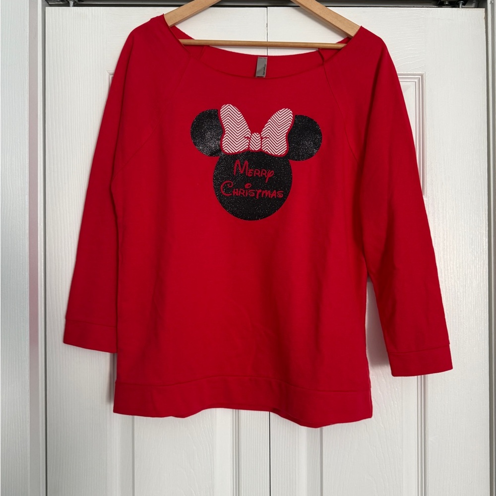 Next Level Apparel Women’s Red Christmas Sweatshirt
